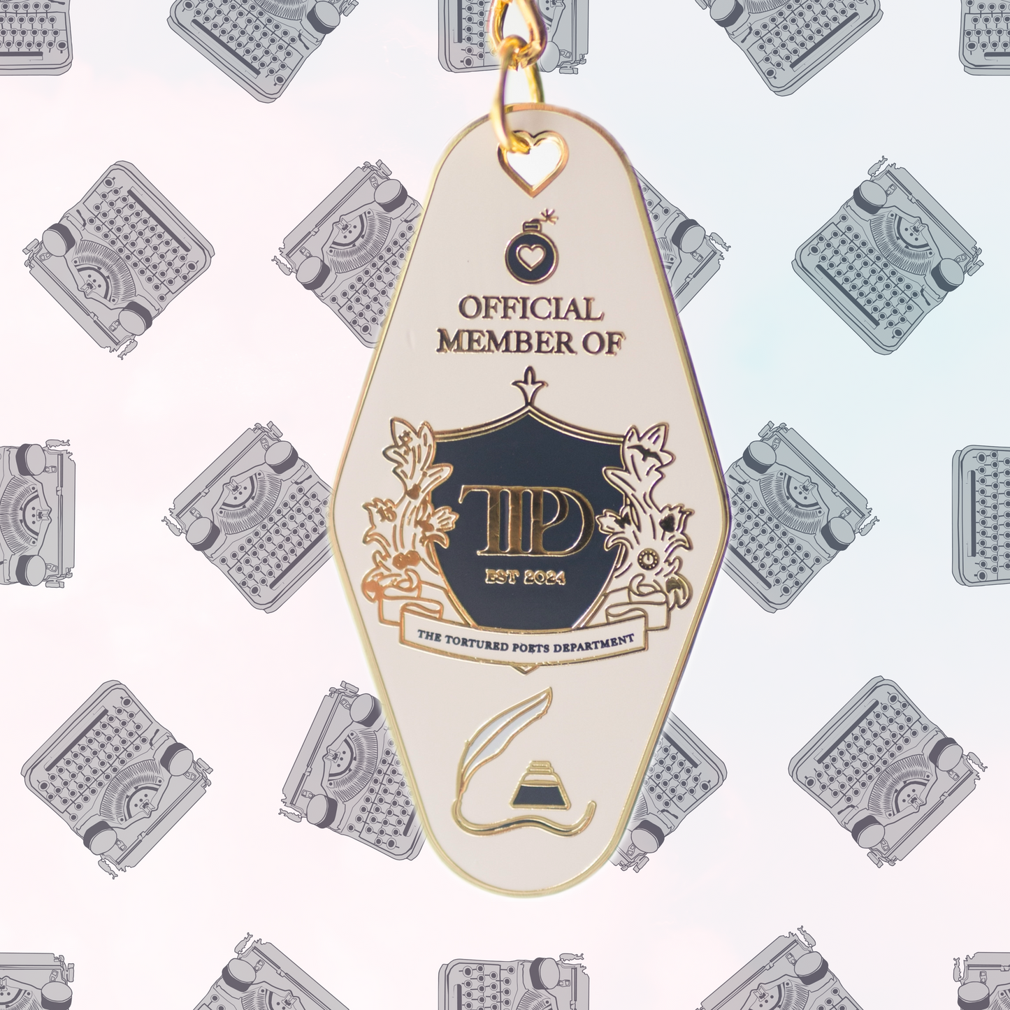 Taylor Swift Official Member Of TTPD Mini Enamel Motel Keychain