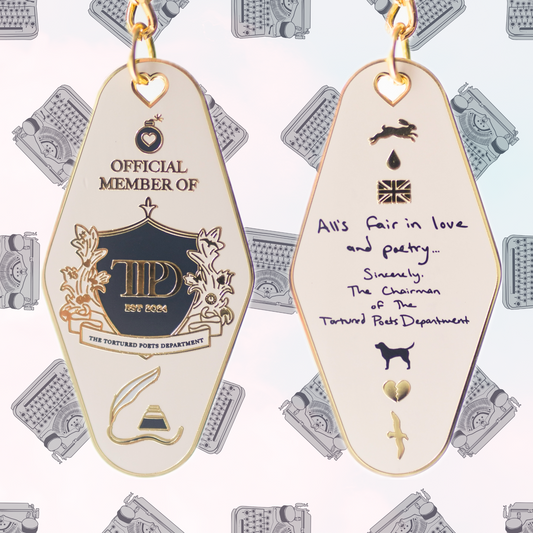 Taylor Swift Official Member Of TTPD Mini Enamel Motel Keychain
